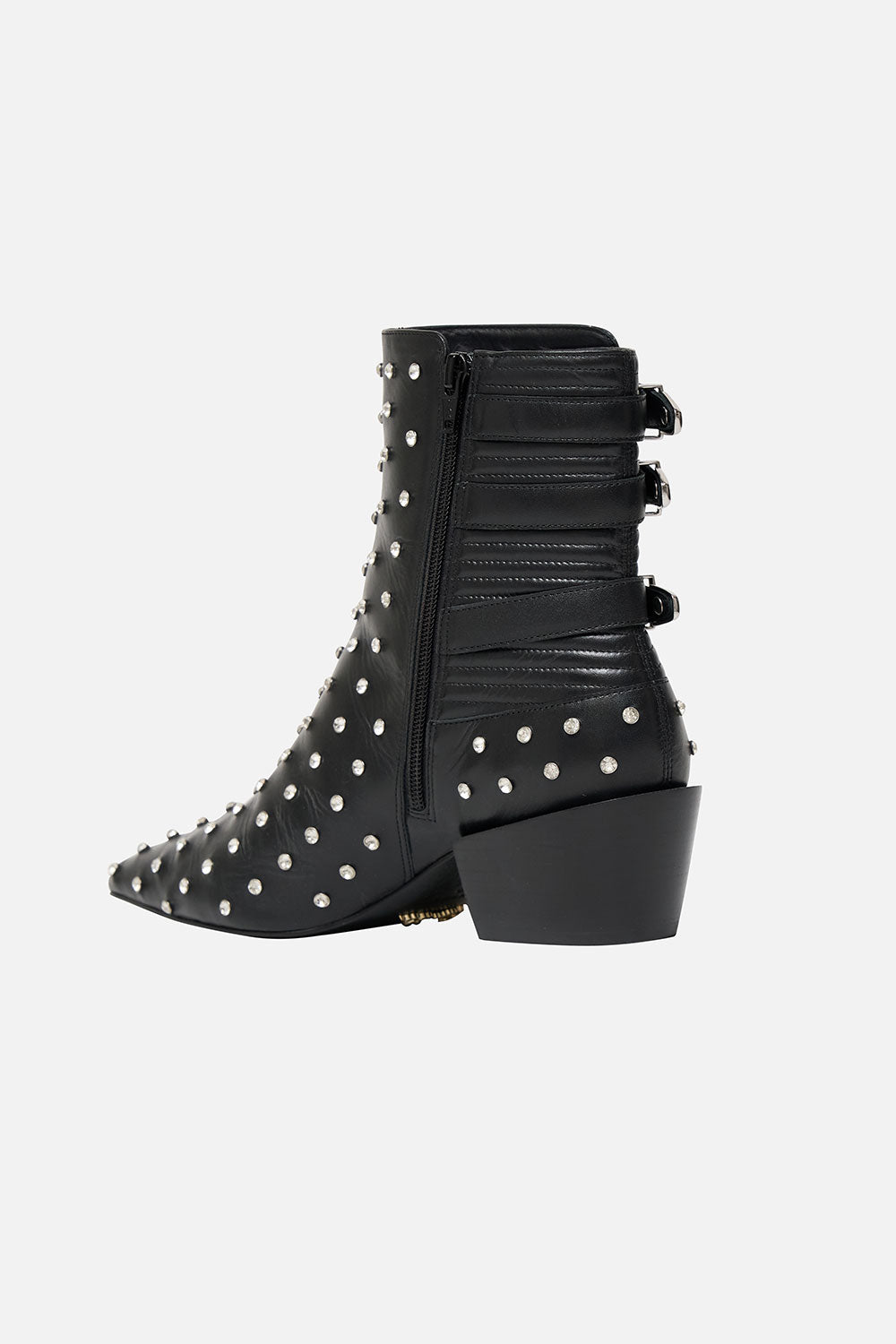 Accesorios CAMILLA Low heel buckle boot