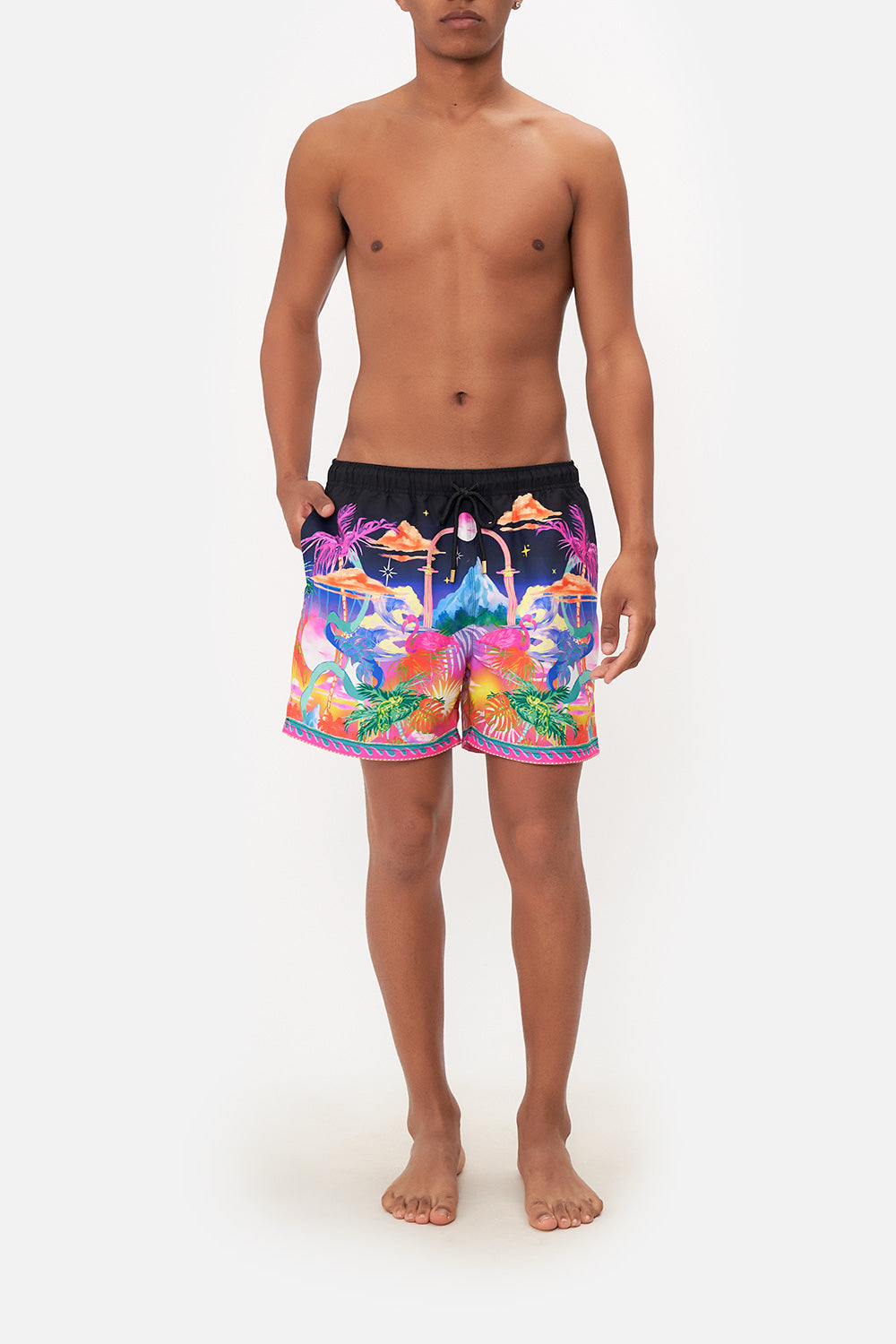 Boardshorts-Mujeres CAMILLA Elastic waist boardshort