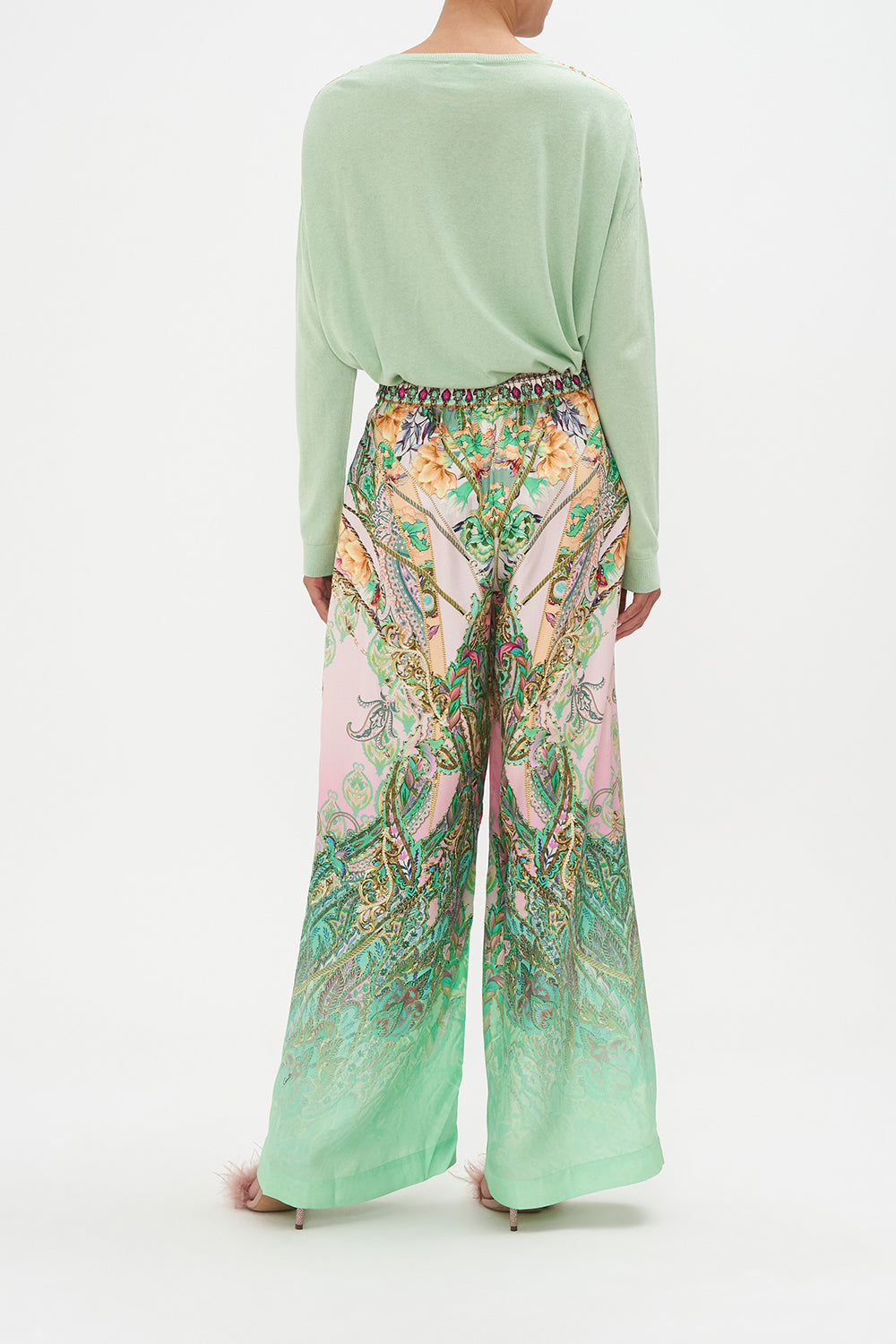 Edición Modesta-Mujeres CAMILLA Wide leg waisted pant