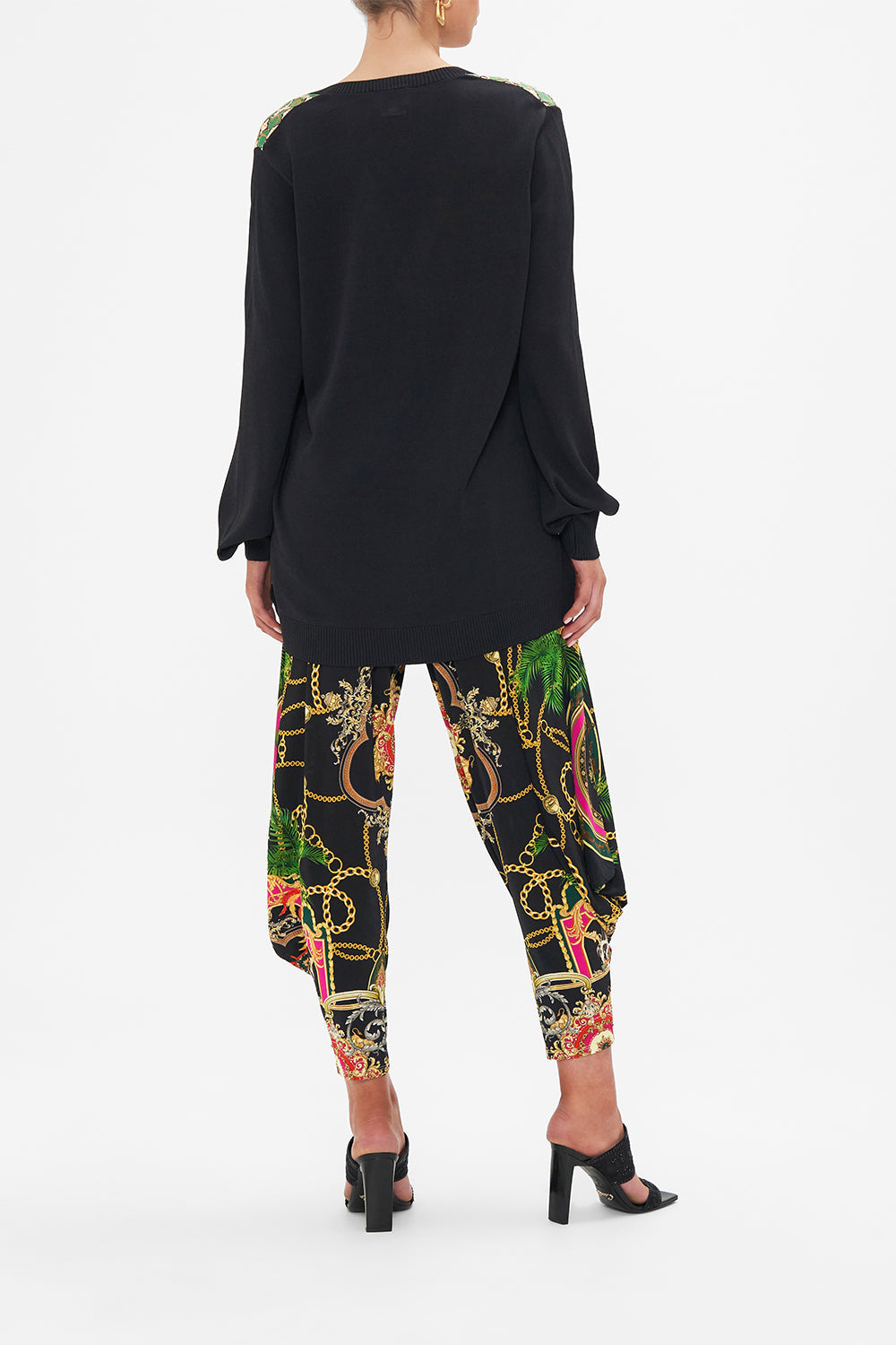 Suéteres | Prendas De Punto-Mujeres CAMILLA V neck silk front jumper