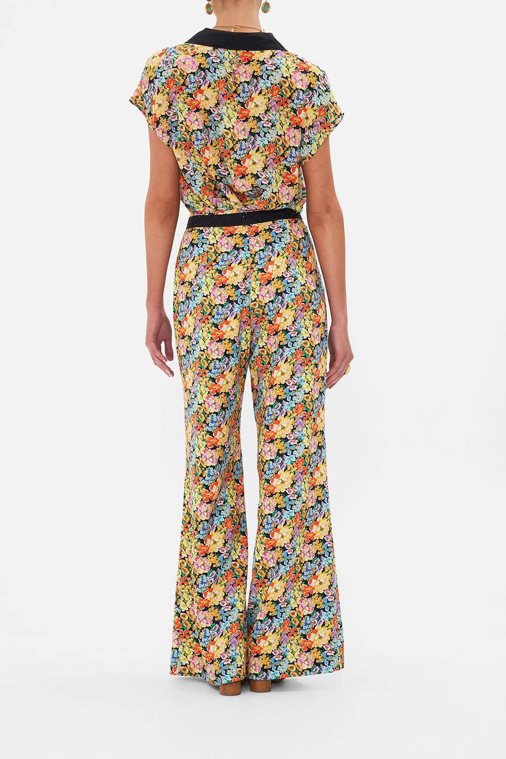 Fondos-Mujeres CAMILLA Flared pant with pockets