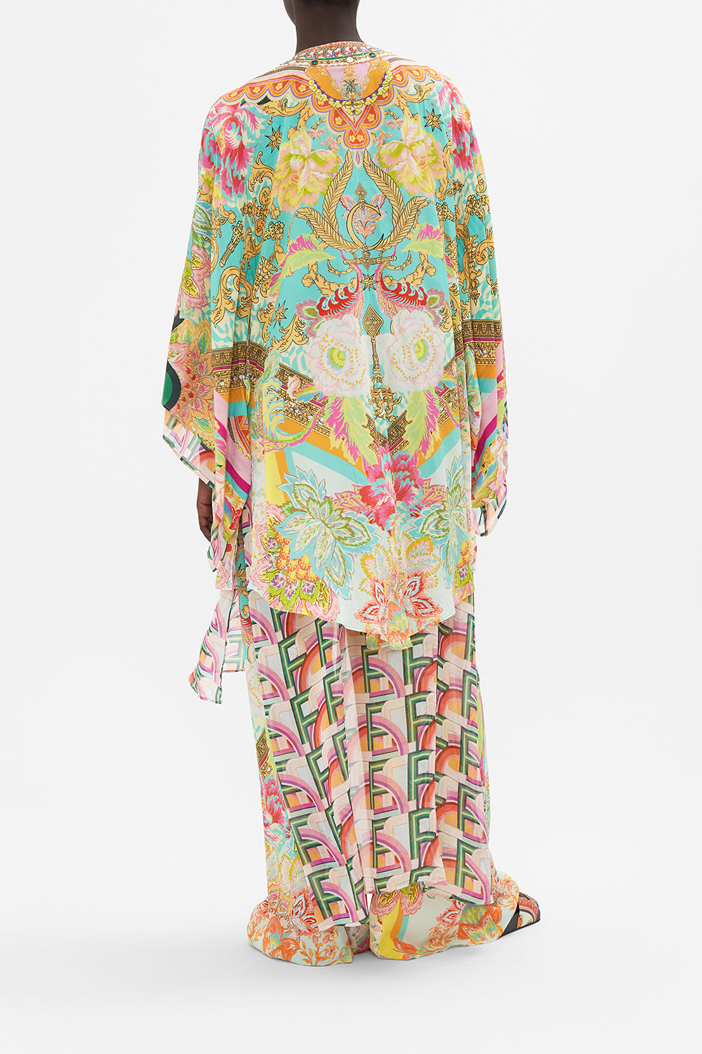 Kimonos | Ropa De Abrigo-Mujeres CAMILLA Kimono with long underlayer