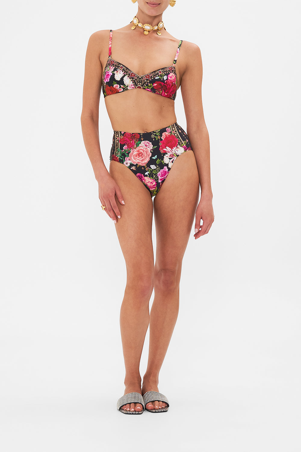 Bikinis-Mujeres CAMILLA High waist panelled pant