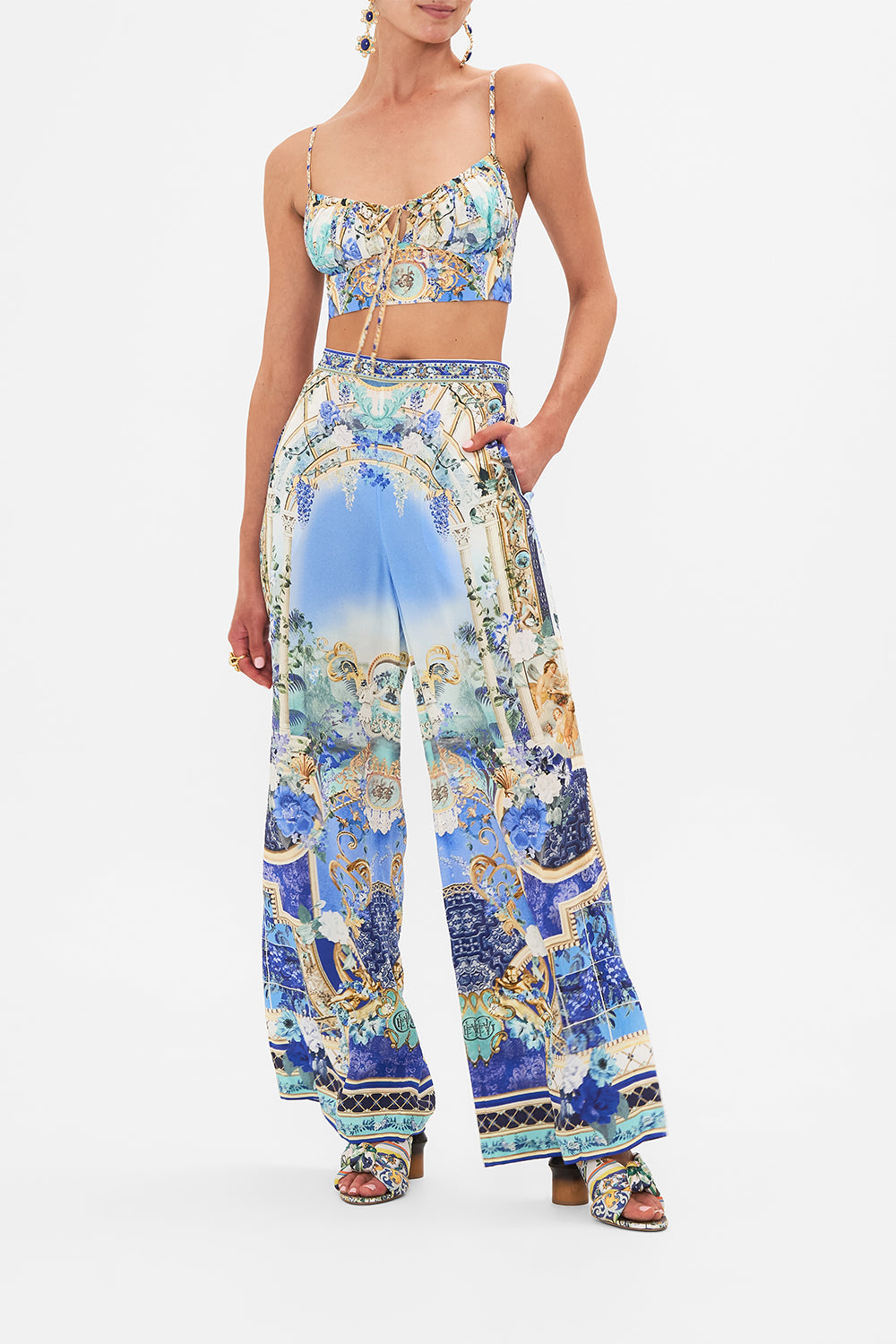 The Camilla Franks Edit | Conjuntos | Fondos-Mujeres CAMILLA Minimal wide leg pant