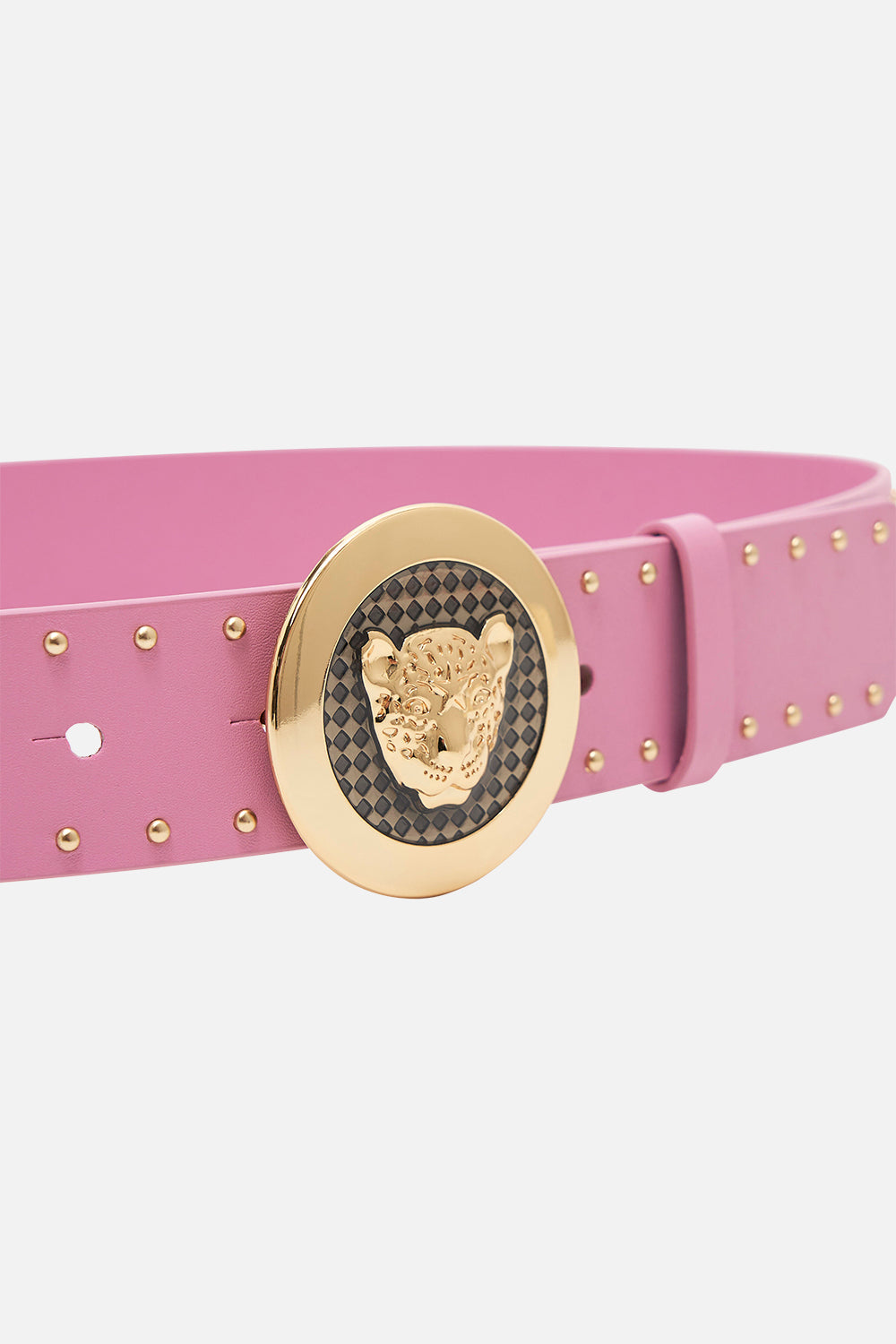 Accesorios CAMILLA Leopard button belt