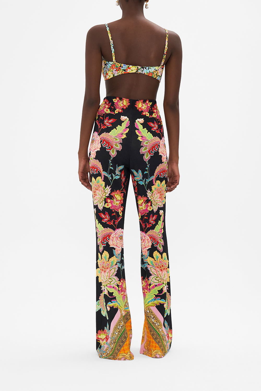 Fondos-Mujeres CAMILLA Jersey flare pant