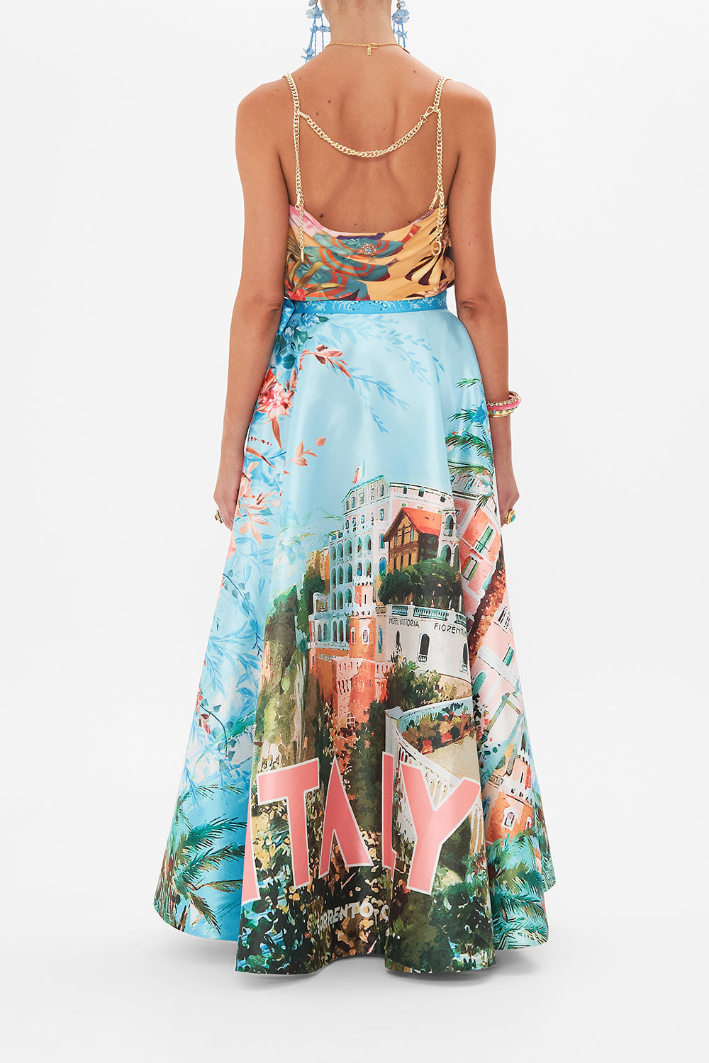 Faldas-Mujeres CAMILLA Maxi wrap skirt