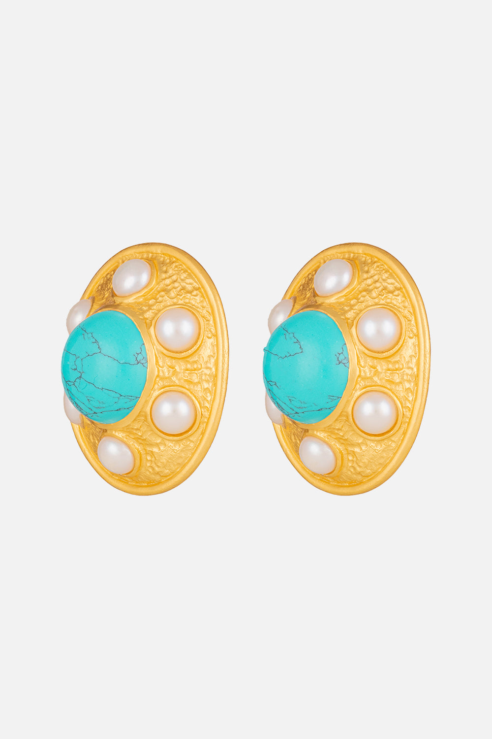 | Ropa De Ocasión Edit-Regalos | Accesorios | Mujeres CAMILLA Vivienne turquoise and pearl  earrings