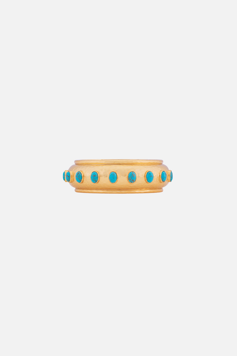 Accesorios CAMILLA Ava golden turquoise bangle