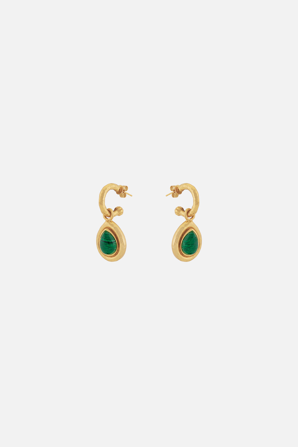 Accesorios CAMILLA Ines malachite earrings