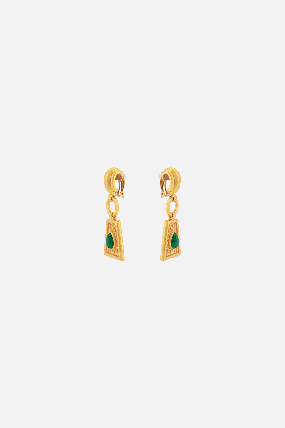 Accesorios CAMILLA Mayan malachite earrings