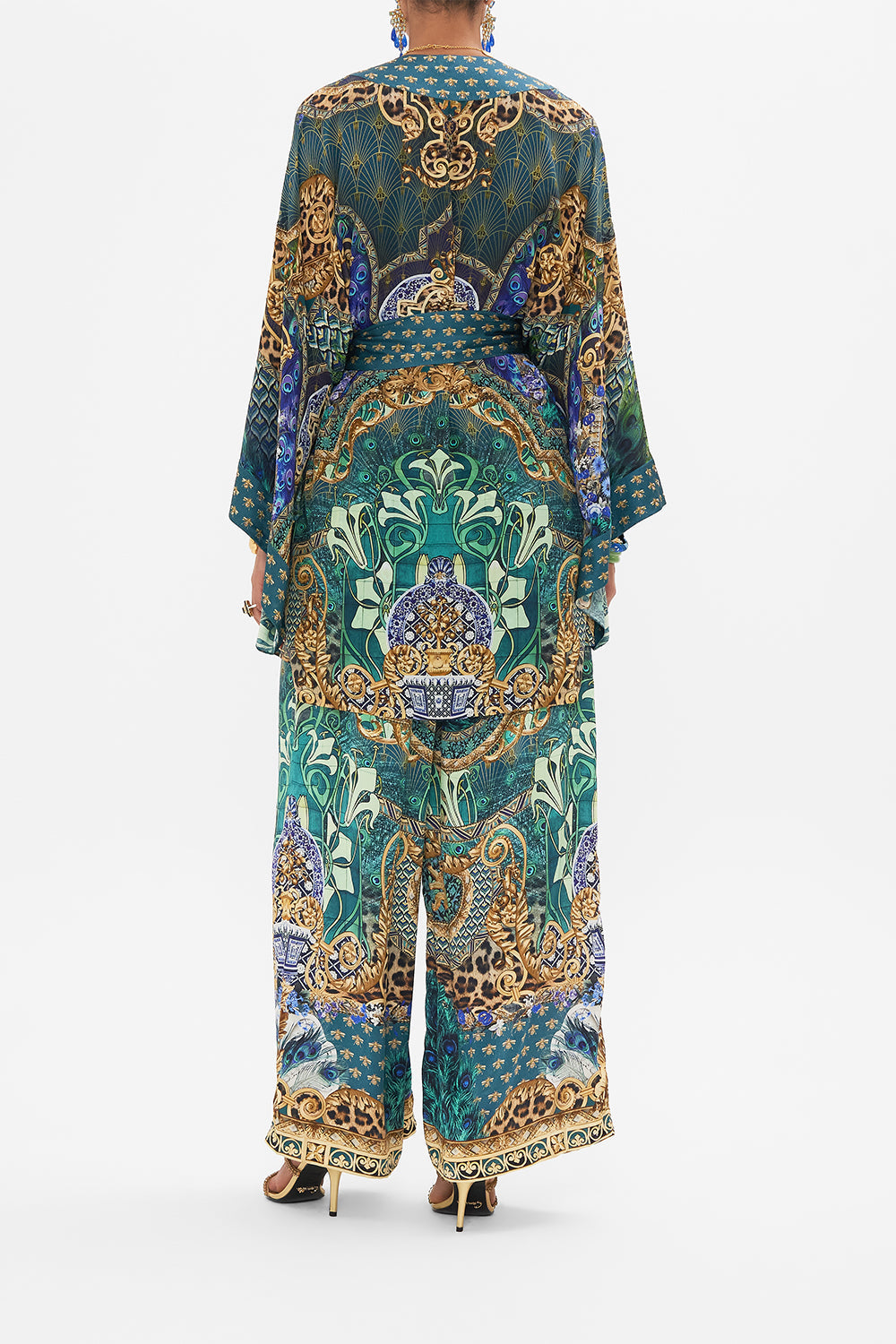 Kimonos | Conjuntos-Mujeres CAMILLA Kimono with tie belt