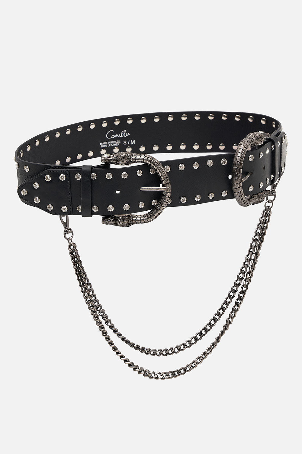 Accesorios CAMILLA Double croc leather belt